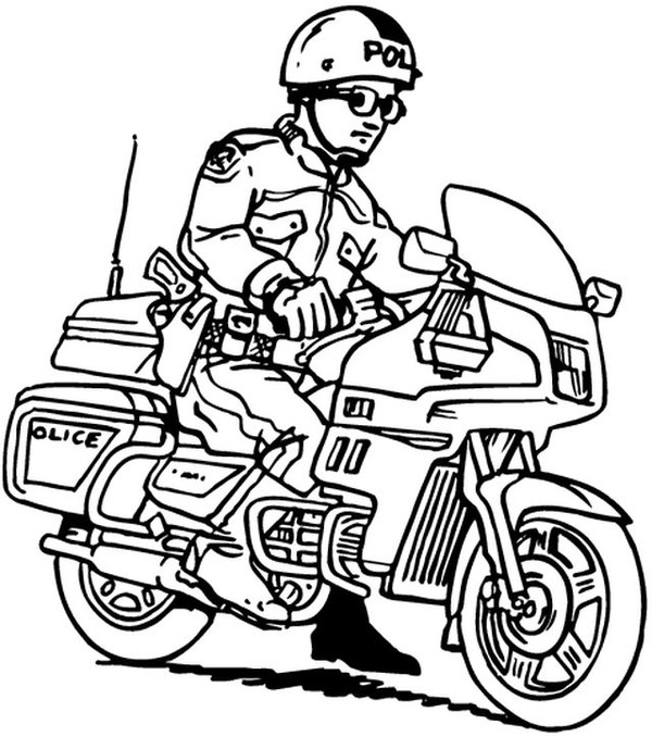 ぬりえページ: バイク (交通機関) #136291 - 無料の印刷可能なぬりえページ