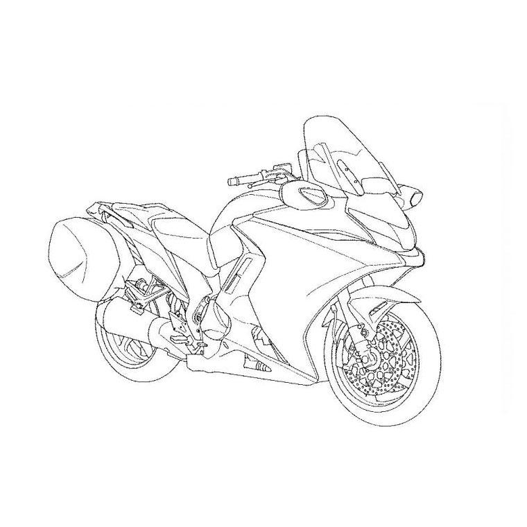 ぬりえページ: バイク (交通機関) #136319 - 無料の印刷可能なぬりえページ