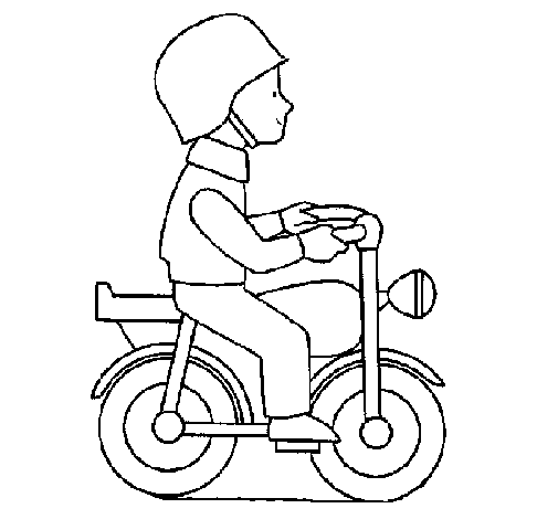 ぬりえページ: バイク (交通機関) #136341 - 無料の印刷可能なぬりえページ