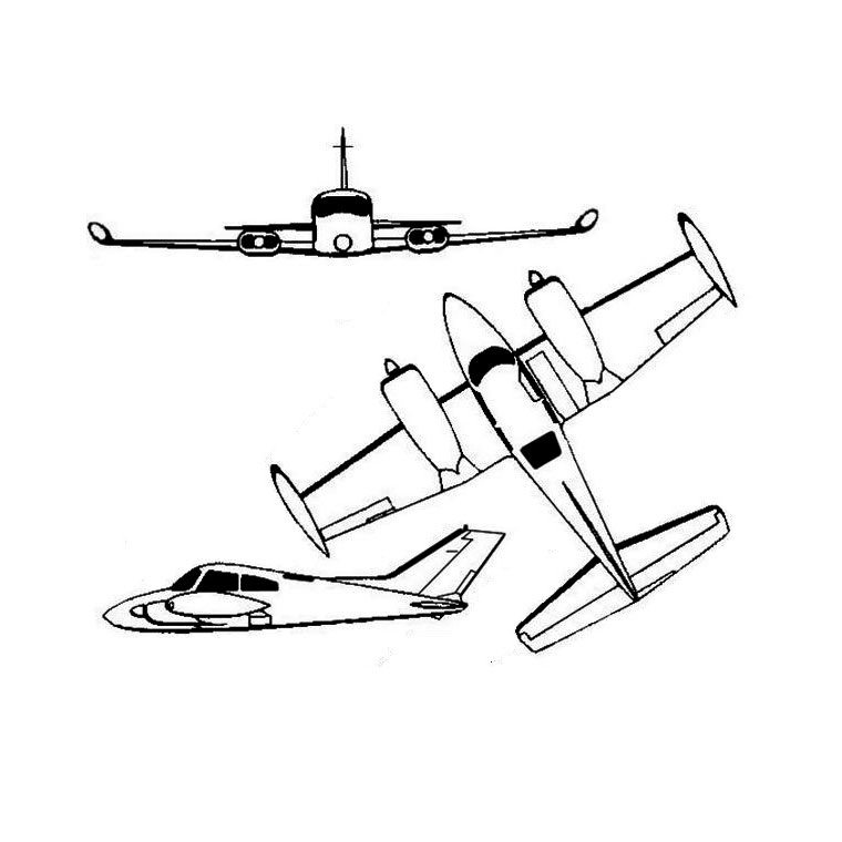 ぬりえページ: 飛行機 (交通機関) #134789 - 無料の印刷可能なぬりえページ