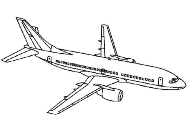 ぬりえページ: 飛行機 (交通機関) #134790 - 無料の印刷可能なぬりえページ