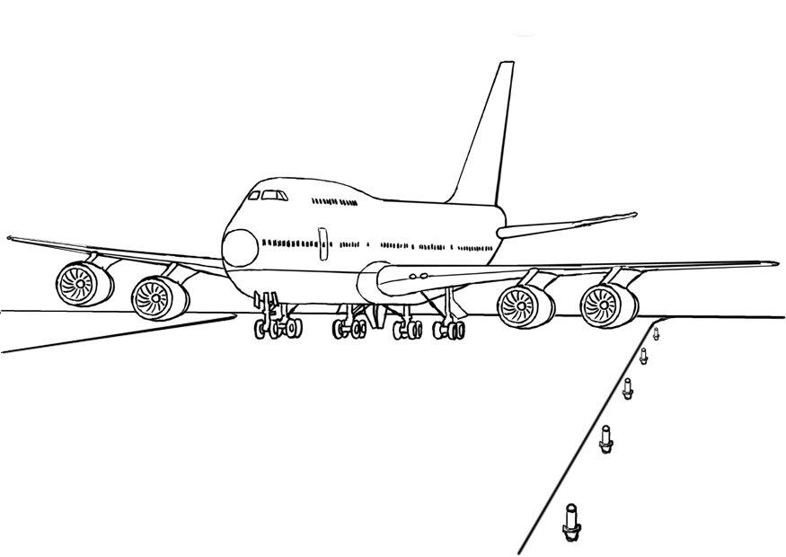 ぬりえページ: 飛行機 (交通機関) #134805 - 無料の印刷可能なぬりえページ