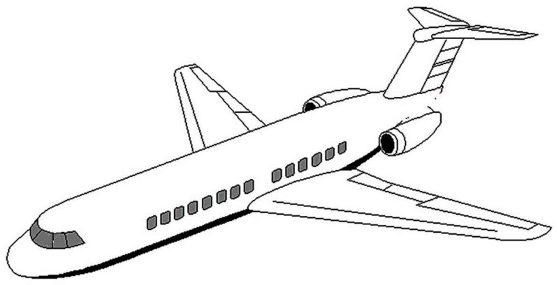 ぬりえページ: 飛行機 (交通機関) #134809 - 無料の印刷可能なぬりえページ