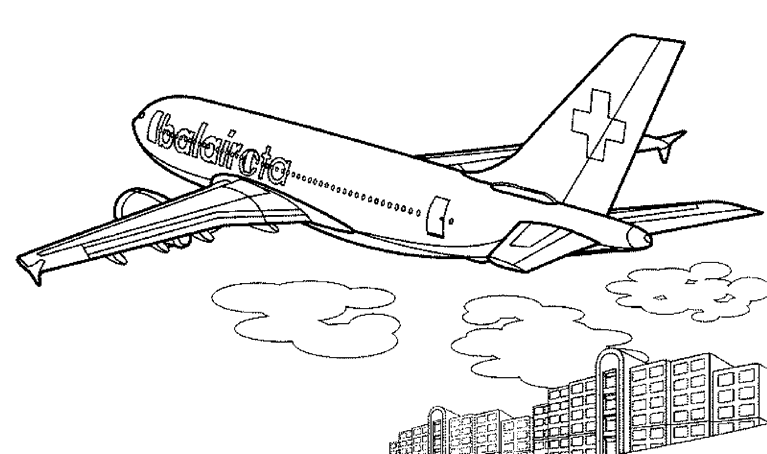 ぬりえページ: 飛行機 (交通機関) #134821 - 無料の印刷可能なぬりえページ