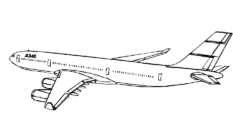 ぬりえページ: 飛行機 (交通機関) #134842 - 無料の印刷可能なぬりえページ