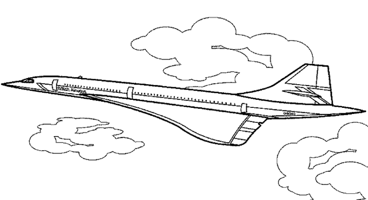 ぬりえページ: 飛行機 (交通機関) #134852 - 無料の印刷可能なぬりえページ