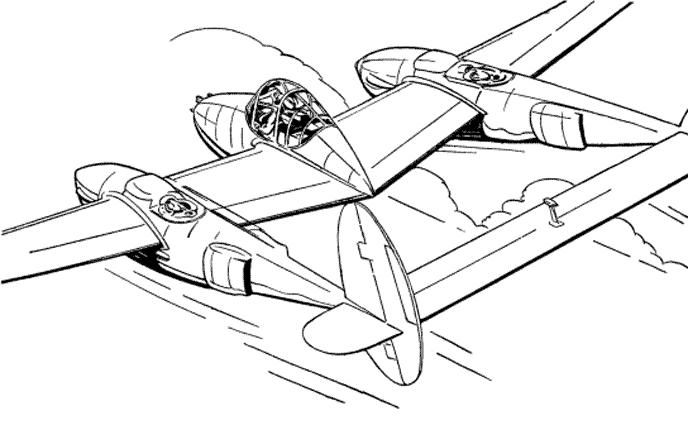 ぬりえページ: 飛行機 (交通機関) #134855 - 無料の印刷可能なぬりえページ