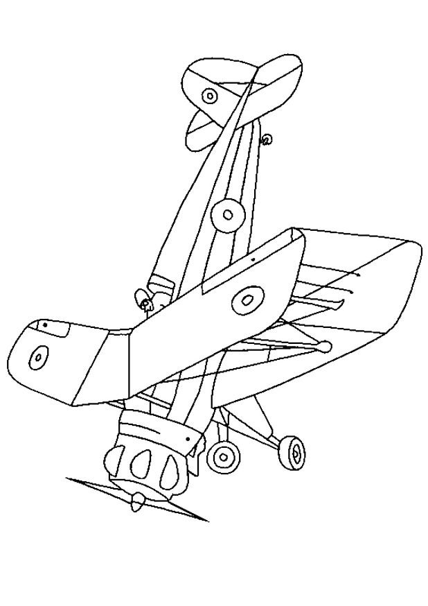 ぬりえページ: 飛行機 (交通機関) #134860 - 無料の印刷可能なぬりえページ