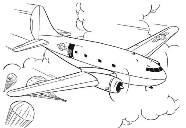 ぬりえページ: 飛行機 (交通機関) #134865 - 無料の印刷可能なぬりえページ