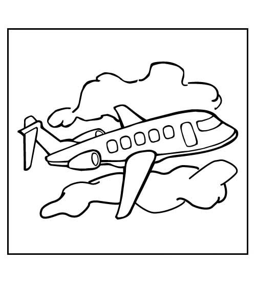 ぬりえページ: 飛行機 (交通機関) #134868 - 無料の印刷可能なぬりえページ