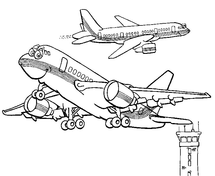 ぬりえページ: 飛行機 (交通機関) #134888 - 無料の印刷可能なぬりえページ