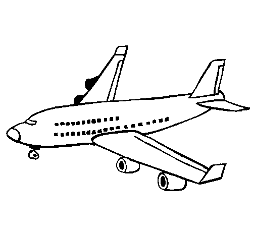 ぬりえページ: 飛行機 (交通機関) #134898 - 無料の印刷可能なぬりえページ