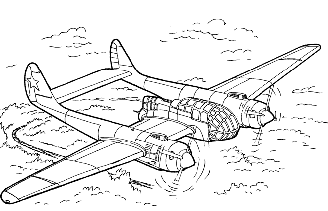 ぬりえページ: 飛行機 (交通機関) #134900 - 無料の印刷可能なぬりえページ