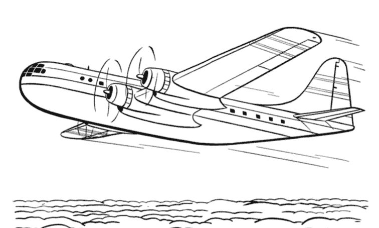 ぬりえページ: 飛行機 (交通機関) #134902 - 無料の印刷可能なぬりえページ