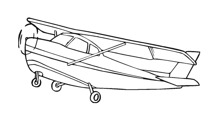 ぬりえページ: 飛行機 (交通機関) #134913 - 無料の印刷可能なぬりえページ