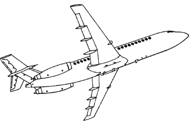 ぬりえページ: 飛行機 (交通機関) #134934 - 無料の印刷可能なぬりえページ