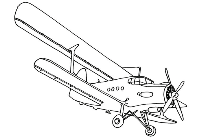 ぬりえページ: 飛行機 (交通機関) #134939 - 無料の印刷可能なぬりえページ