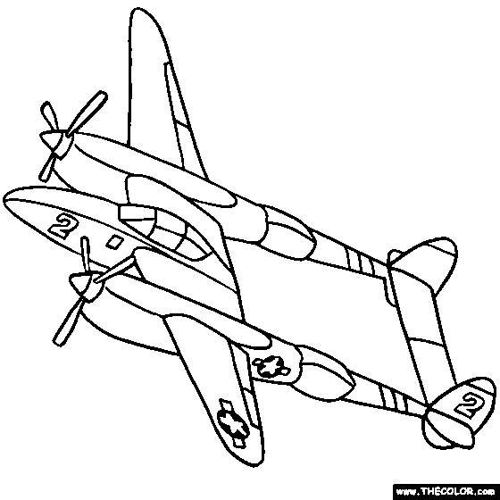 ぬりえページ: 飛行機 (交通機関) #134947 - 無料の印刷可能なぬりえページ