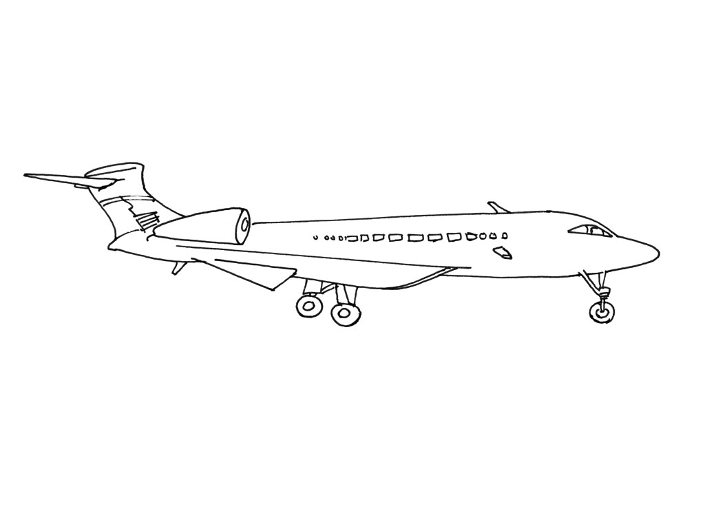 ぬりえページ: 飛行機 (交通機関) #134958 - 無料の印刷可能なぬりえページ