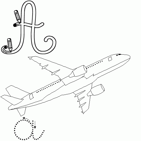 ぬりえページ: 飛行機 (交通機関) #134989 - 無料の印刷可能なぬりえページ