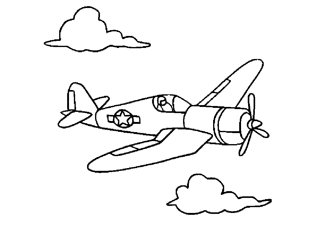 ぬりえページ: 飛行機 (交通機関) #134997 - 無料の印刷可能なぬりえページ