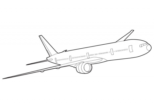 ぬりえページ: 飛行機 (交通機関) #135009 - 無料の印刷可能なぬりえページ