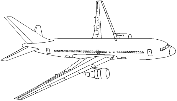 ぬりえページ: 飛行機 (交通機関) #135015 - 無料の印刷可能なぬりえページ