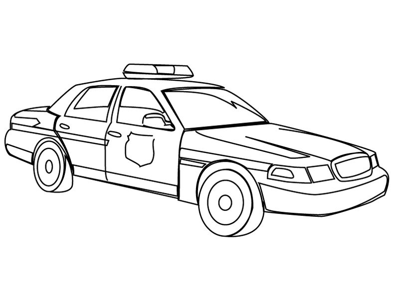 ぬりえページ: 警察車両 (交通機関) #142939 - 無料の印刷可能なぬりえページ