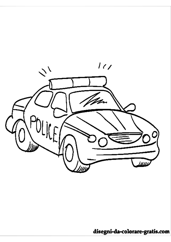 ぬりえページ: 警察車両 (交通機関) #142976 - 無料の印刷可能なぬりえページ