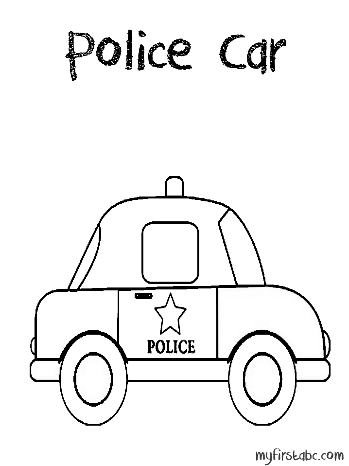 ぬりえページ: 警察車両 (交通機関) #143027 - 無料の印刷可能なぬりえページ