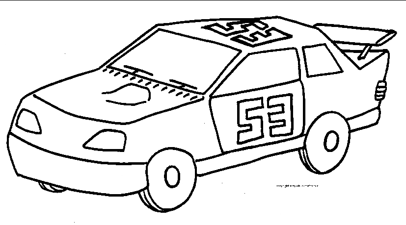 ぬりえページ: レースカー (交通機関) #138841 - 無料の印刷可能なぬりえページ