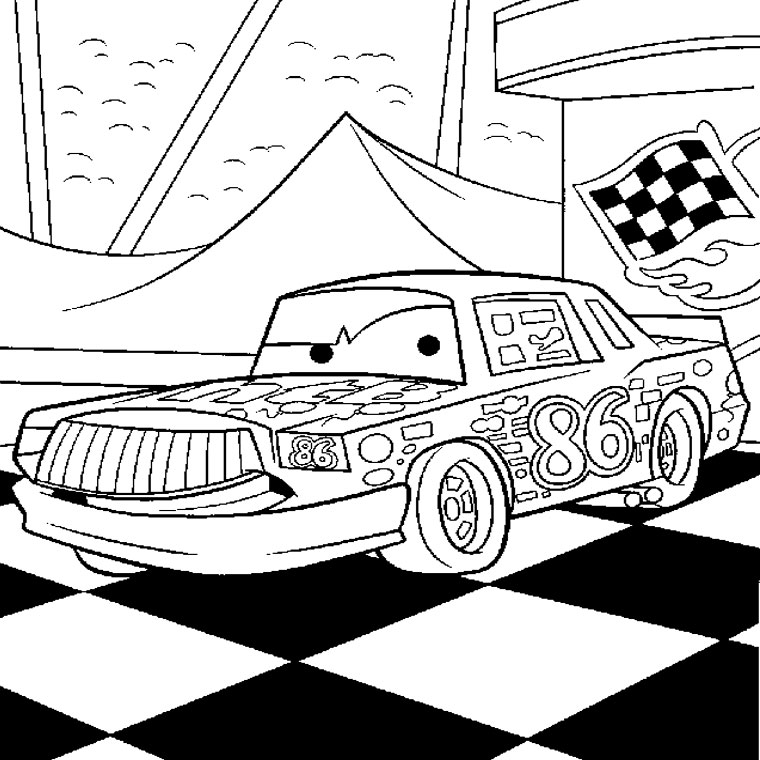 ぬりえページ: レースカー (交通機関) #138921 - 無料の印刷可能なぬりえページ