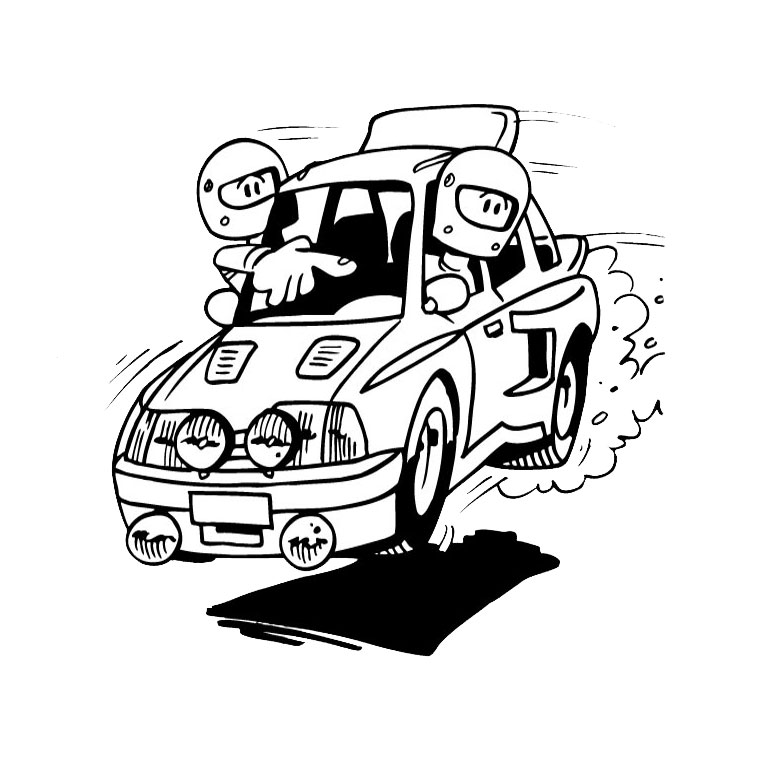 ぬりえページ: レースカー (交通機関) #138929 - 無料の印刷可能なぬりえページ
