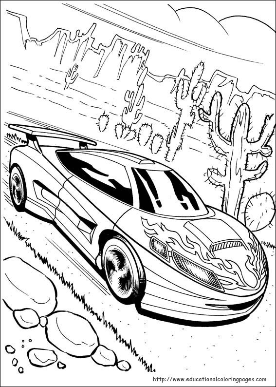 ぬりえページ: レースカー (交通機関) #139009 - 無料の印刷可能なぬりえページ