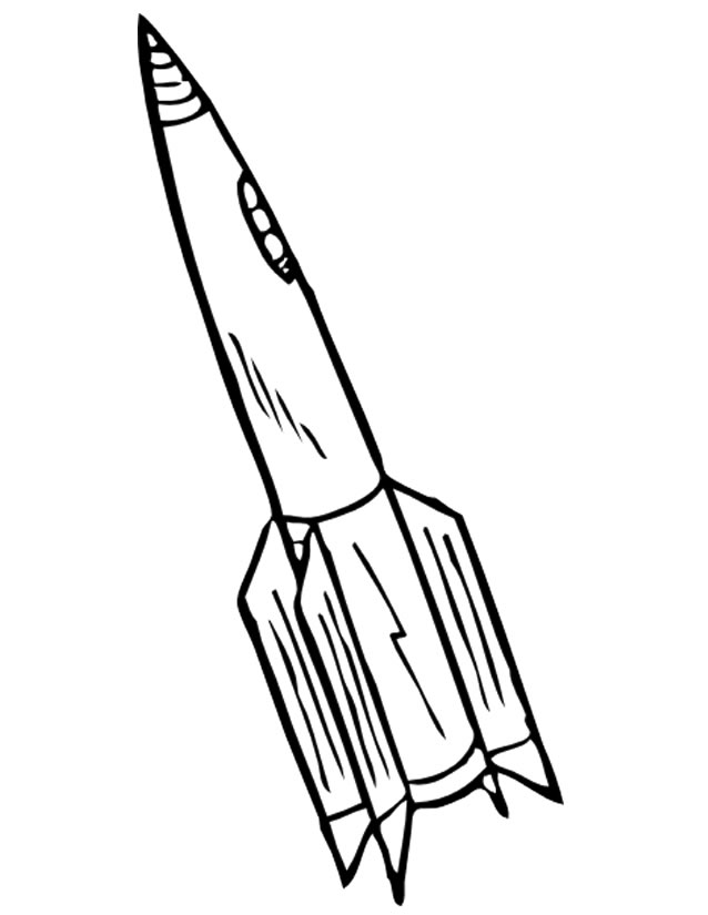 ぬりえページ: ロケット (交通機関) #140050 - 無料の印刷可能なぬりえページ