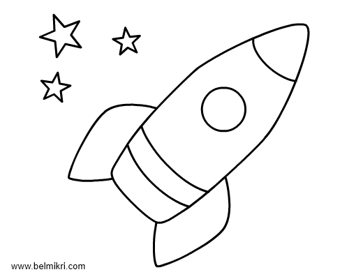 ぬりえページ: ロケット (交通機関) #140054 - 無料の印刷可能なぬりえページ