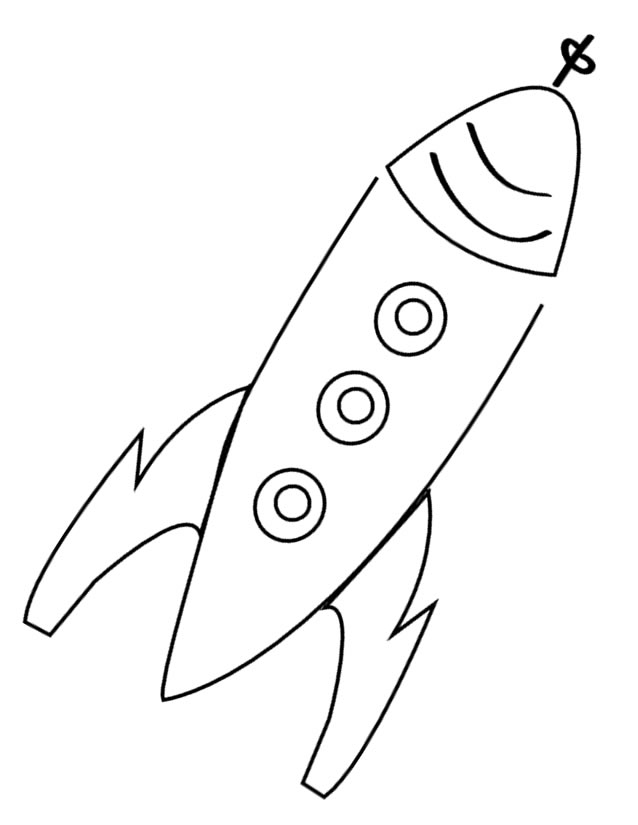 ぬりえページ: ロケット (交通機関) #140055 - 無料の印刷可能なぬりえページ