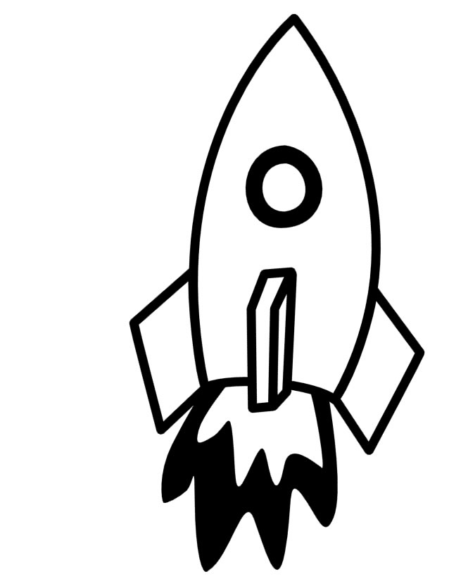 ぬりえページ: ロケット (交通機関) #140056 - 無料の印刷可能なぬりえページ