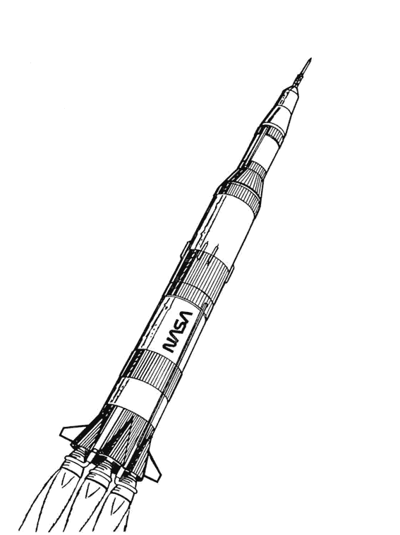 ぬりえページ: ロケット (交通機関) #140080 - 無料の印刷可能なぬりえページ