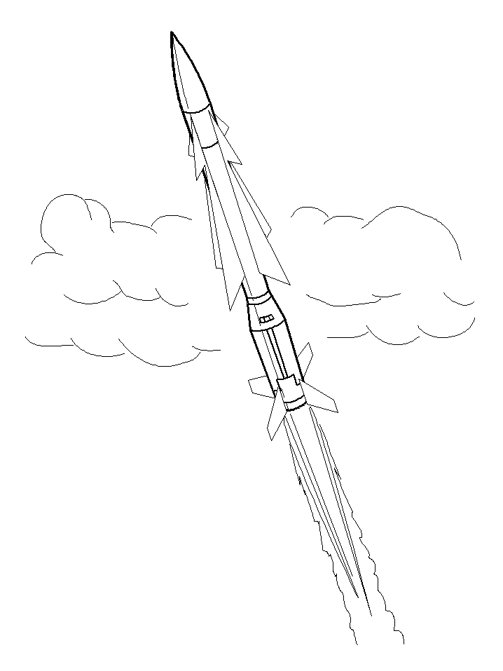 ぬりえページ: ロケット (交通機関) #140153 - 無料の印刷可能なぬりえページ
