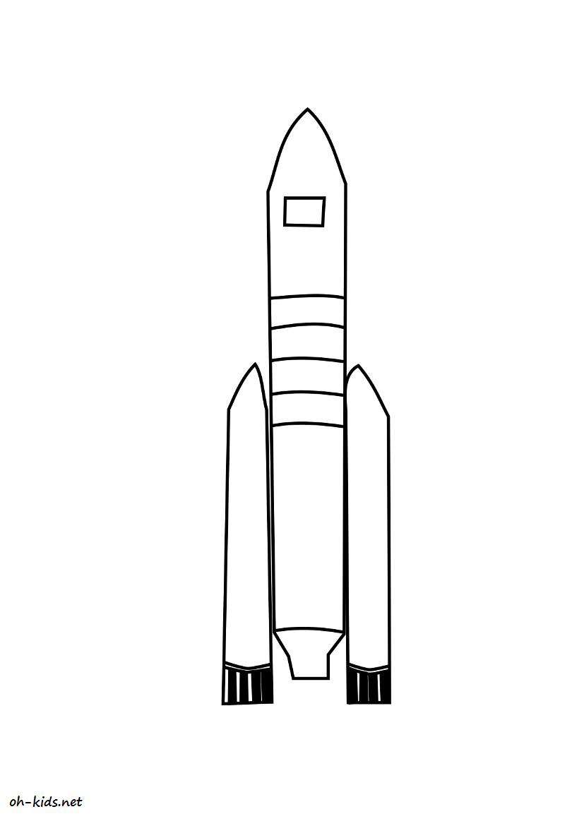 ぬりえページ: ロケット (交通機関) #140231 - 無料の印刷可能なぬりえページ