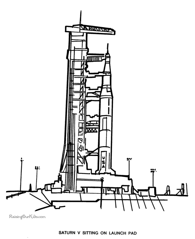 ぬりえページ: ロケット (交通機関) #140285 - 無料の印刷可能なぬりえページ