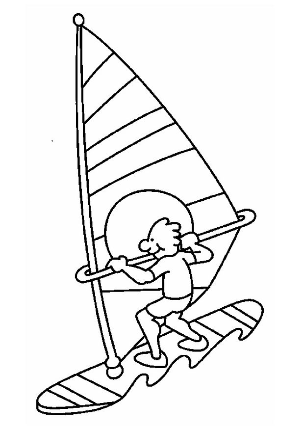 ぬりえページ: 帆船 (交通機関) #144049 - 無料の印刷可能なぬりえページ