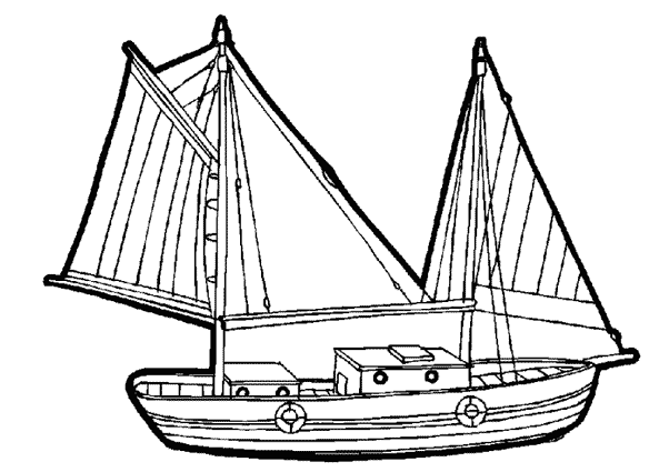 ぬりえページ: ヨット (交通機関) #143585 - 無料の印刷可能なぬりえページ