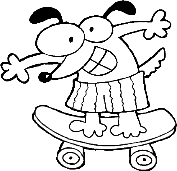 ぬりえページ: スケートボード / スケボー (交通機関) #139299 - 無料の印刷可能なぬりえページ