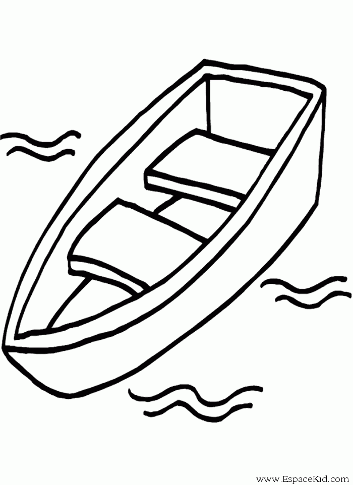 ぬりえページ: カヌー・手漕ぎボート (交通機関) #142315 - 無料の印刷可能なぬりえページ