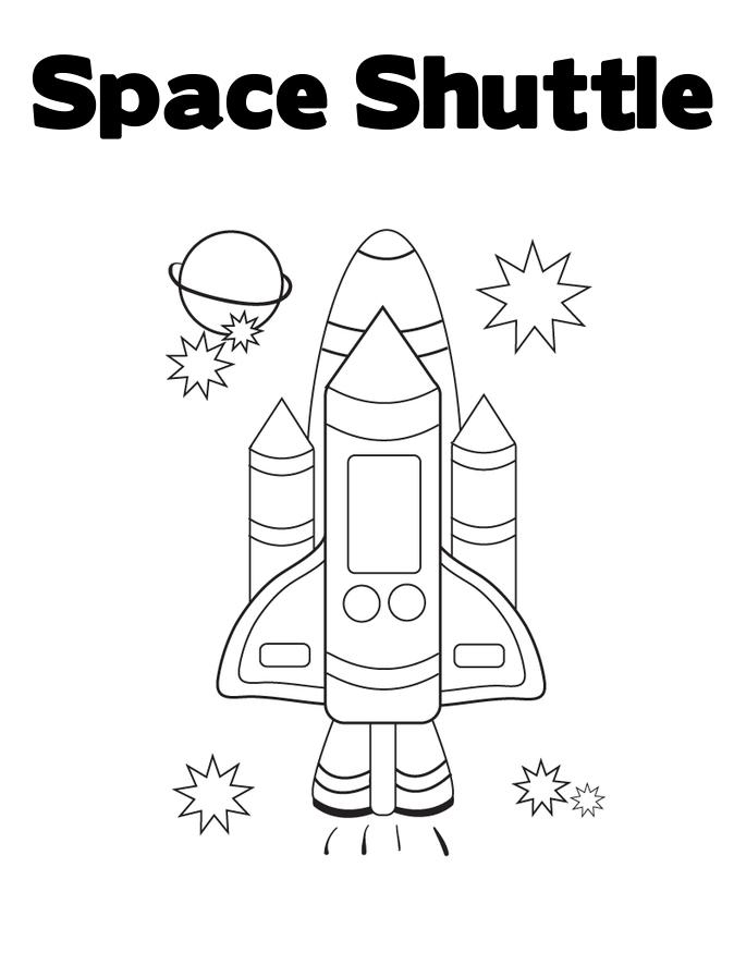 ぬりえページ: 宇宙船 (交通機関) #140448 - 無料の印刷可能なぬりえページ