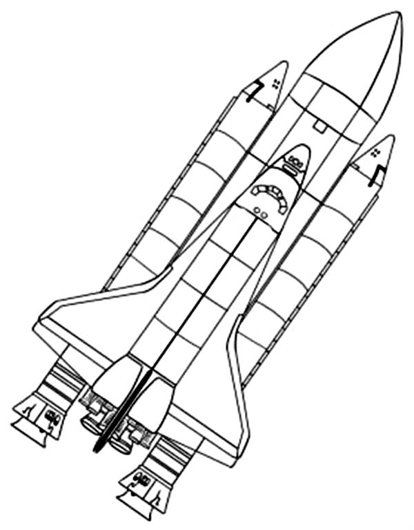 ぬりえページ: 宇宙船 (交通機関) #140451 - 無料の印刷可能なぬりえページ