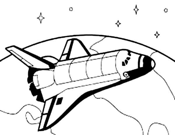 ぬりえページ: 宇宙船 (交通機関) #140452 - 無料の印刷可能なぬりえページ