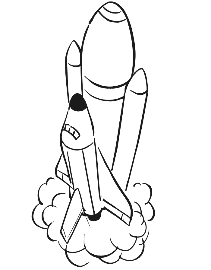 ぬりえページ: 宇宙船 (交通機関) #140457 - 無料の印刷可能なぬりえページ